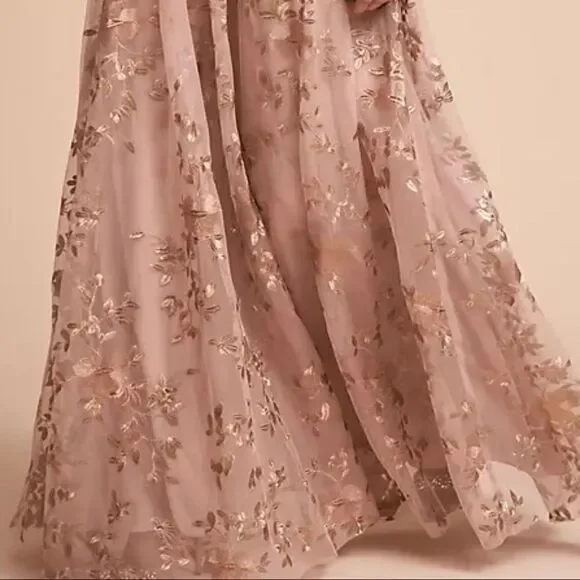 BHLDN ANTONIA DRESS NEW SIZE 10 ROSE GOLD - Picture 8 of 8